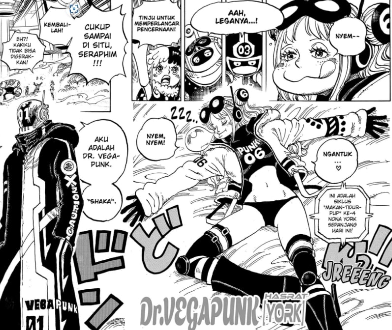 Spoilers del manga One Piece 1065 titulado Los seis Vegapunk