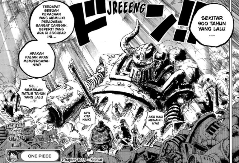 Spoiler One Piece 1065 Beri Petunjuk Kenyataan Pulau Egghead