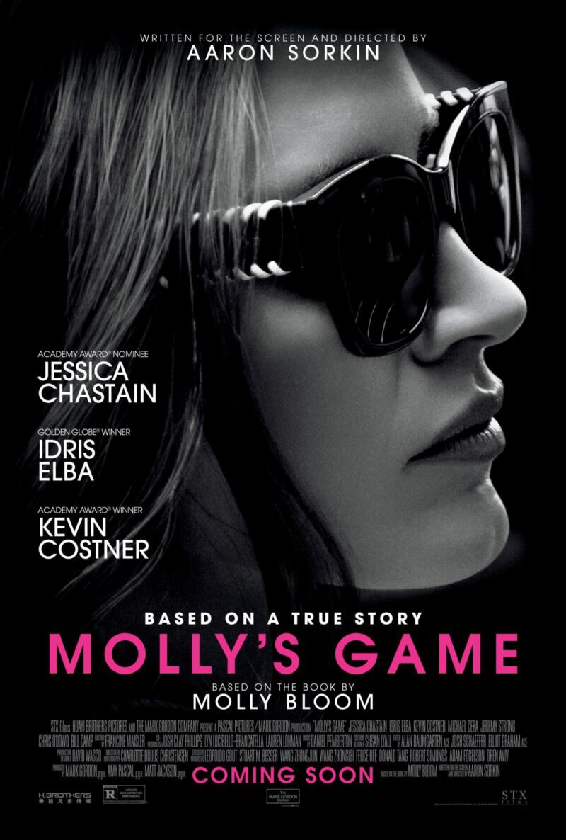 Stx Entertainment Poster Film Mollys Game 2017