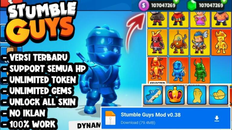 Cheat Stumble Guys Unlimited Token Terbaru 2022, Begini Caranya!