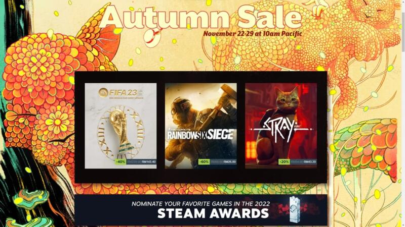 Daftar Game Diskon Steam Autumn Sale 2022
