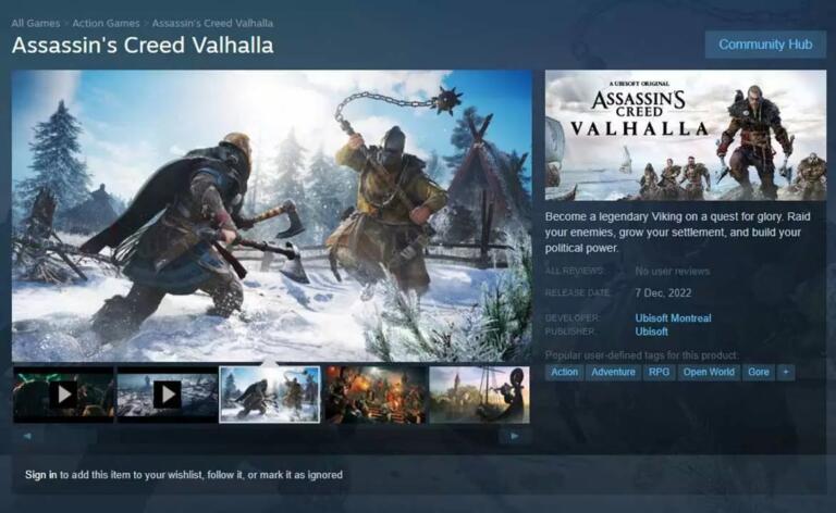 Ubisoft PC Games Return to Steam, Featuring Dozens of Ubisoft Games