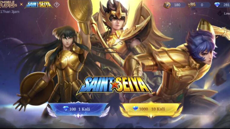 Segera Login Hari Ini, Dapatkan Skin Saint Seiya Gratis di Mobile Legends