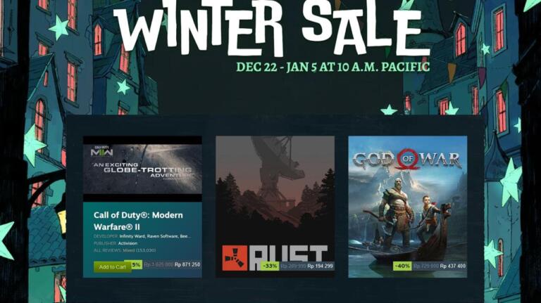 Steam Winter Sale 2022 Begins, Featuring Crazy Discounts!