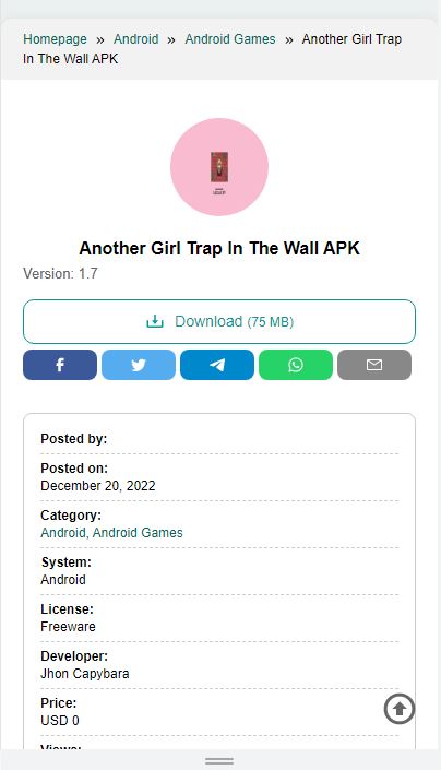 another girl in the wall mod apk