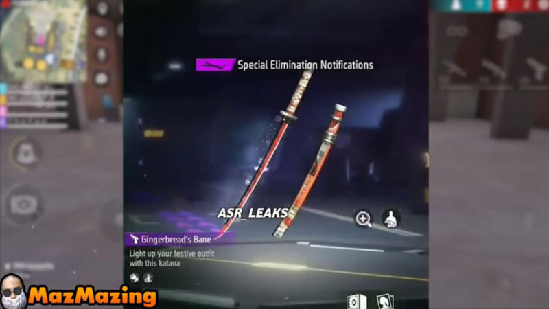 cara dapatkan skin katana gingerbread's bane ff 2