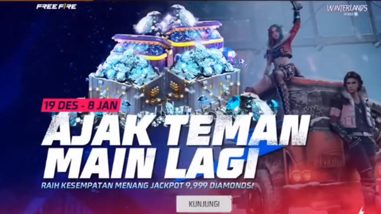 Event Callback FF Desember 2022, Ada 9.999 Diamond Gratis!