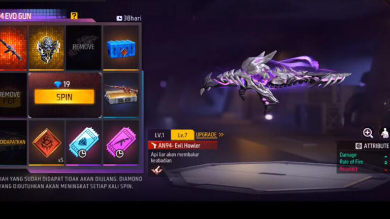 evo gun an94 evil howler ff 1