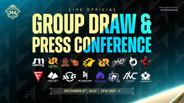 Hasil Drawing M4 Mobile Legends, Ada Dimana RRQ Hoshi dan Onic Esports?