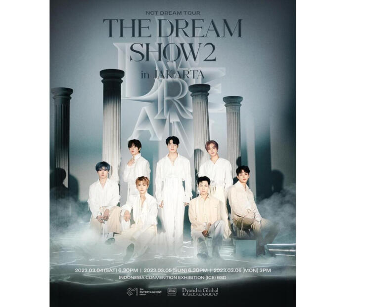 Harga tiket konser NCT Dream di Indonesia | Instagram @dyandraglobal