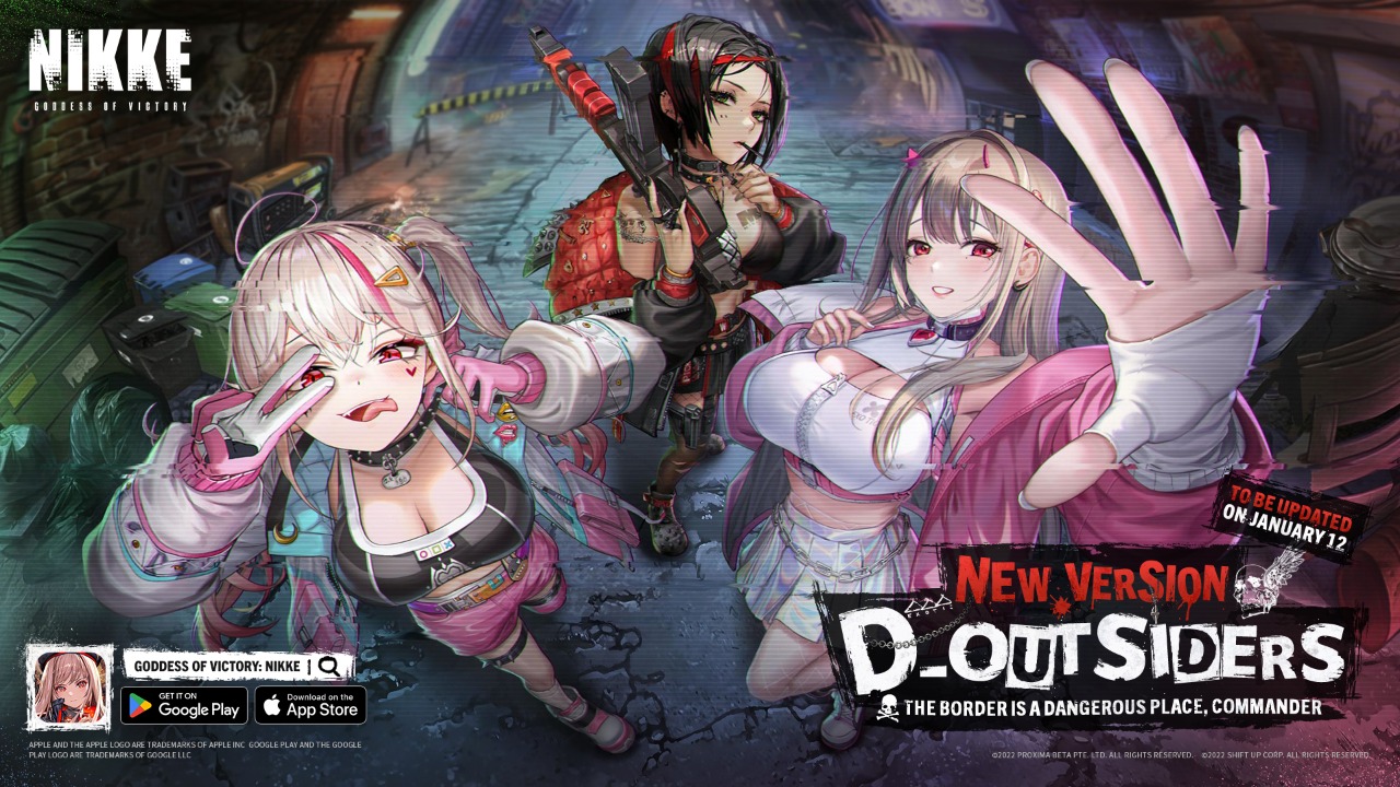 Goddess of Victory: Nikke Kehadiran 2 Karakter Baru di Update D_OUTSIDERS
