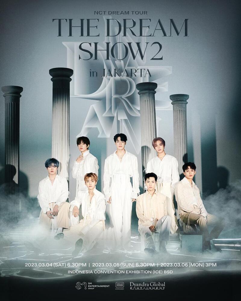 Poster resmi konser NCT Dream di Indonesia | Instagram @dyandraglobal