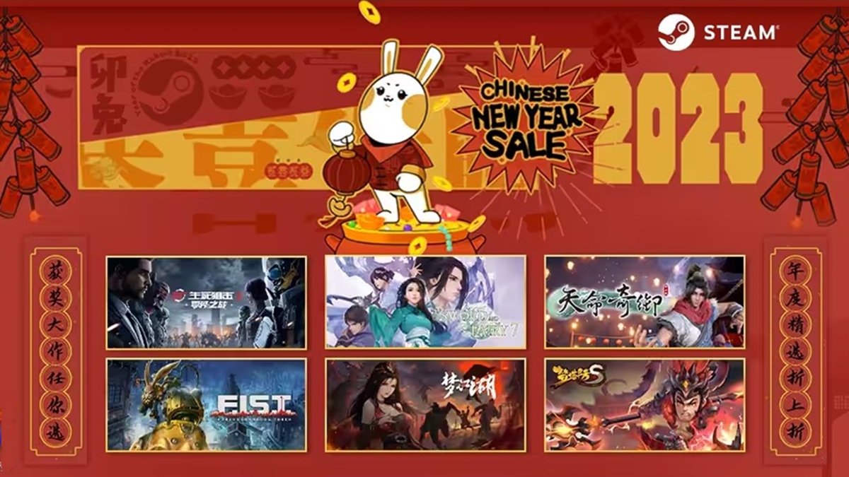 Daftar Game Diskon Steam Lunar New Year Sale 2023