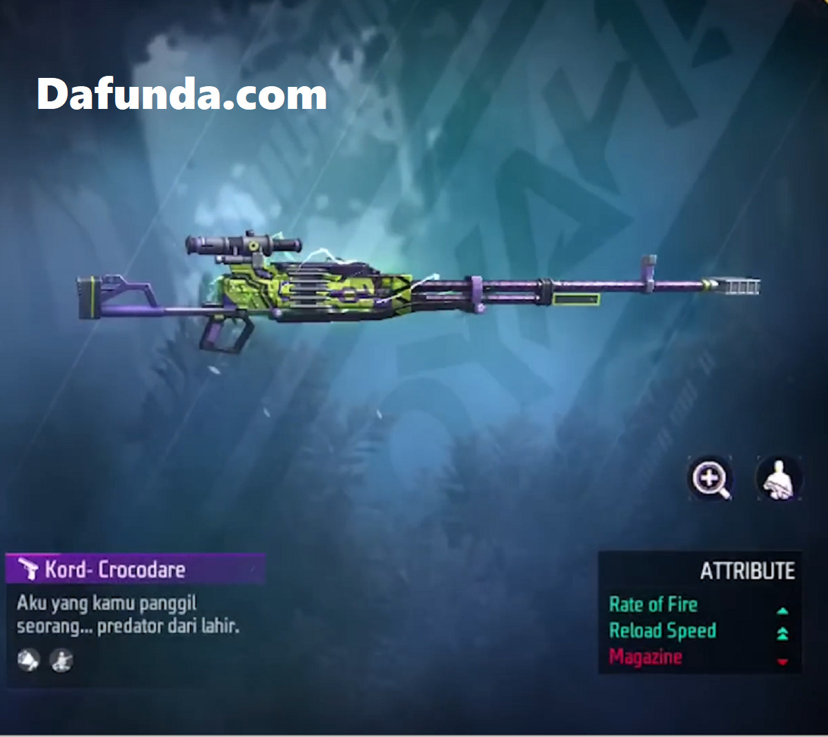 Kord Crocodare, skin FF terbaru yang hadir di Booyah Pass Season 2 | Garena