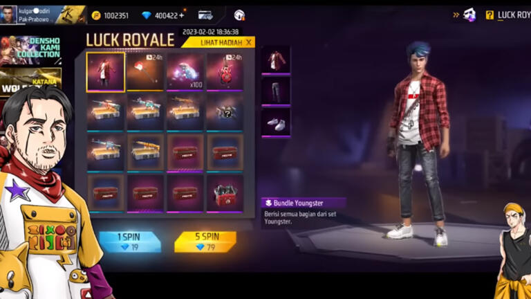cara mendapatkan bundle youngster ff
