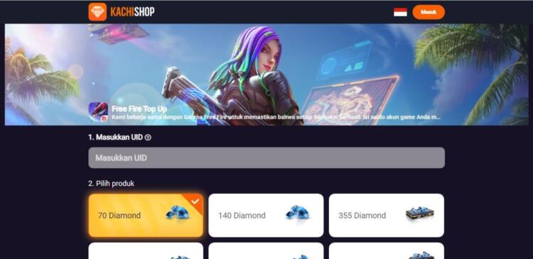 Kachishop Free Fire Situs Top Up Murah Diamond Ff Dafunda