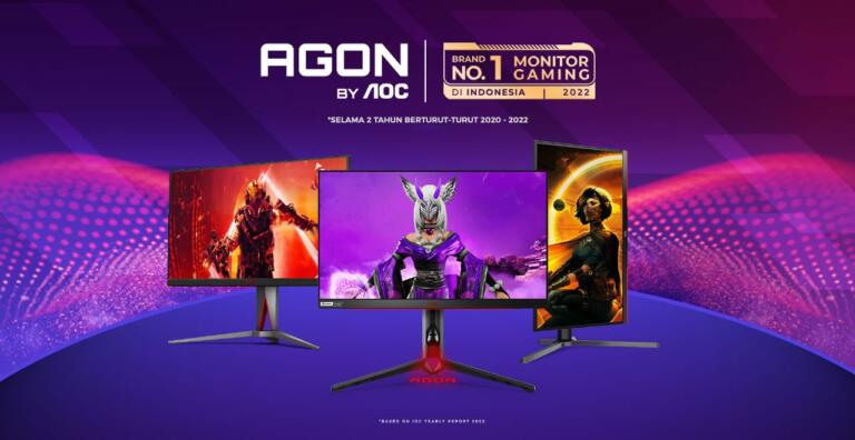 AGON AOC Dinobatkan Sebagai Brand Monitor Gaming Teratas di Indonesia