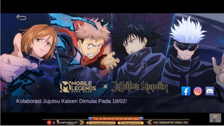 Bocoran Lengkap Event Mlbb X Jujutsu Kaisen Yuk Simak Dafunda Com