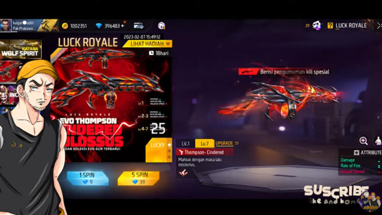 evo gun thompson cindered colossus ff