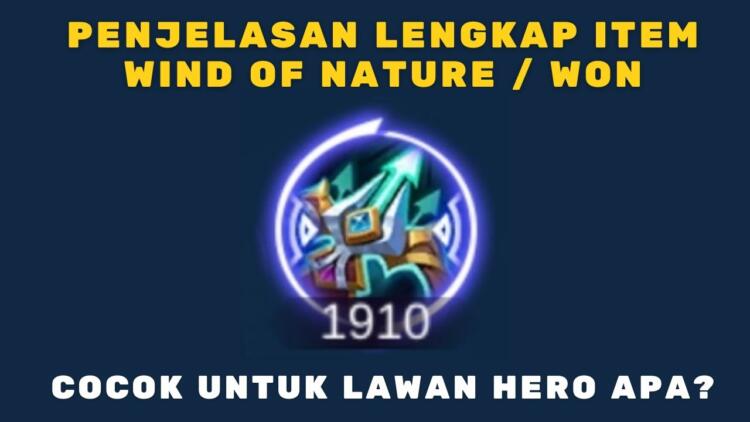 item wind of nature mobile legends