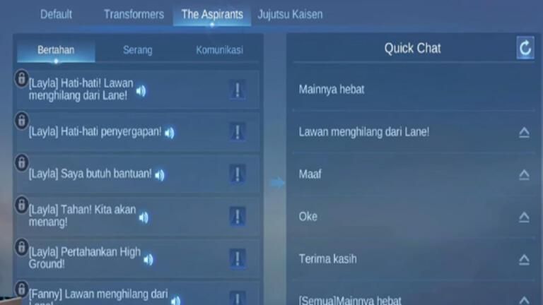 Quick Chat ML Hilang, Apa Penyebabnya? 7 Quick Chat ML Hilang, Apa Penyebabnya?