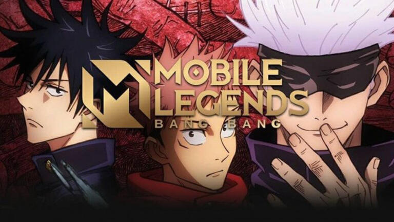 tampilan skin mobile legends x jujutsu kaisen