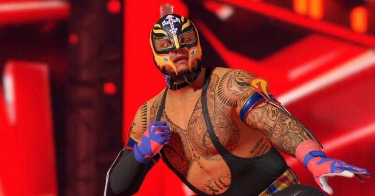 Rey Mysterio di WWE 2K23 Ratingnya Turun Drastis