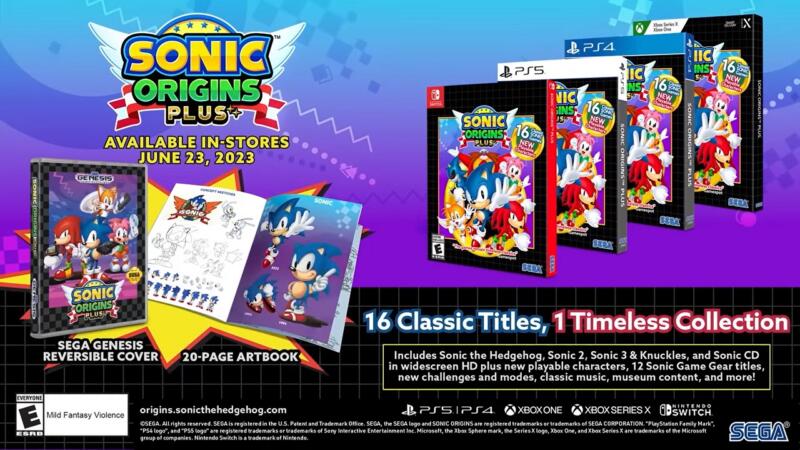 Konten Baru Sonic Origins Plus