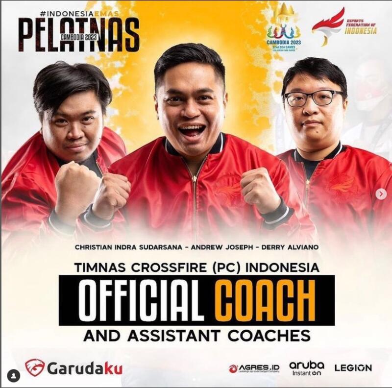 Official Coach CrossFire Sea Games 2023 Kamboja