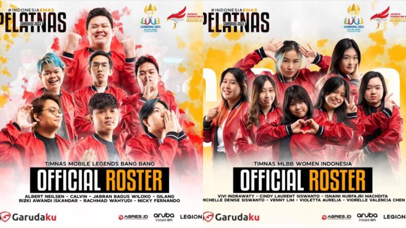Roster Timnas MLBB Indonesia SEA Games Kamboja 2023