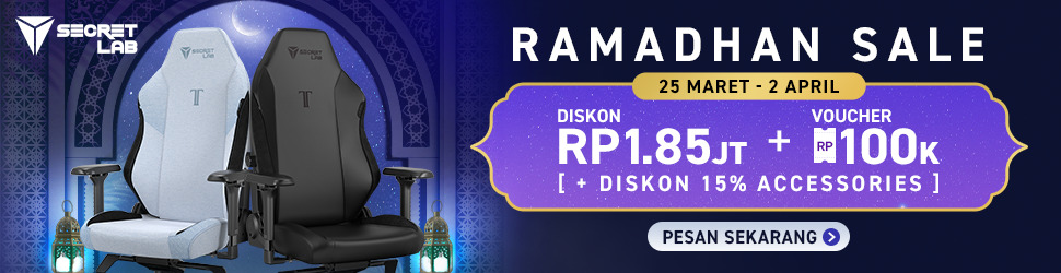 Secretlab Adakan Diskon Khusus Ramadan di Tokopedia