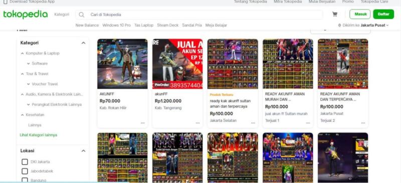 Akun Ff Murah Dan Terpercaya