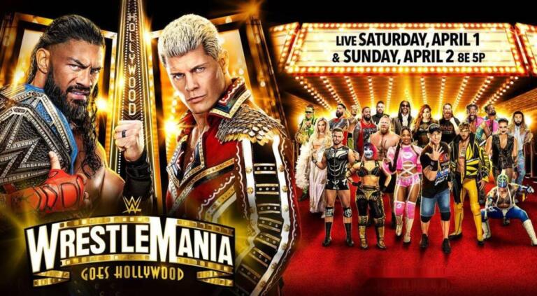 Daftar pertandingan WrestleMania 39