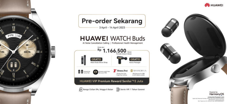 TWS dalam Smartwatch Pertama dari HUAWEI Resmi Hadir di Indonesia