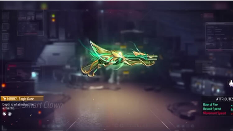 Cara Mendapatkan Gun Skin M1887 Mata Elang Ff