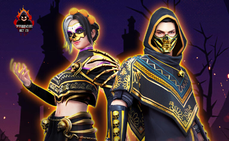 Bundle Golden Catrina Free Fire | Garena