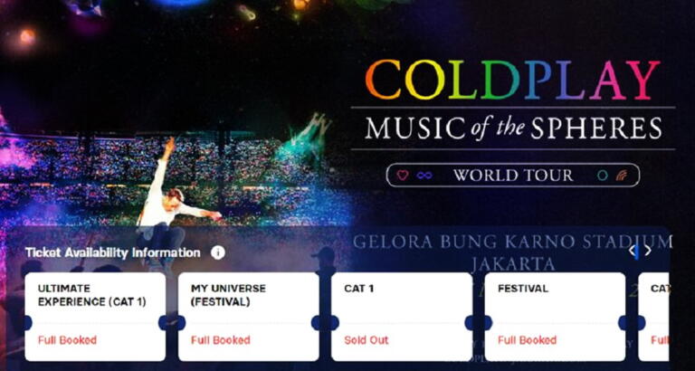 penipuan tiket coldplay