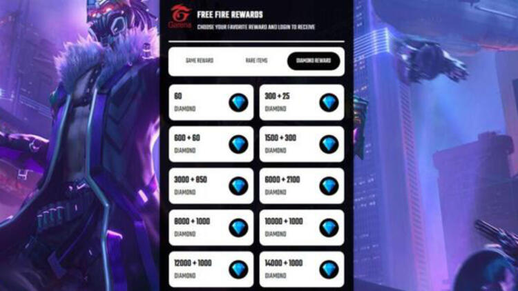 Free Fire Space Diamond Hack 1