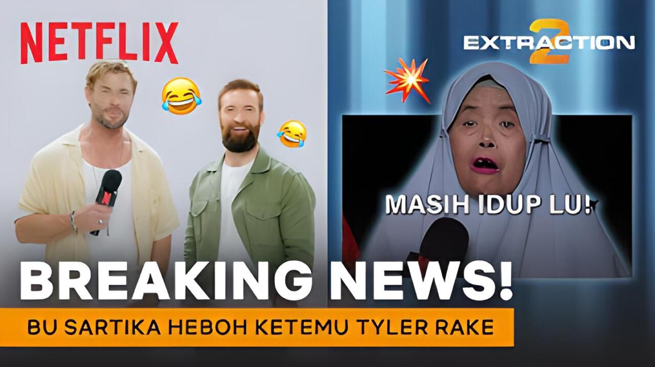 Netflix Indonesia Parodikan Wawancara Kocak di Televisi Untuk Promosikan Extraction 2