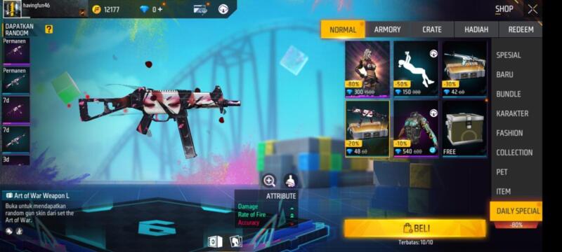 UMP Art of War Free Fire | Garena