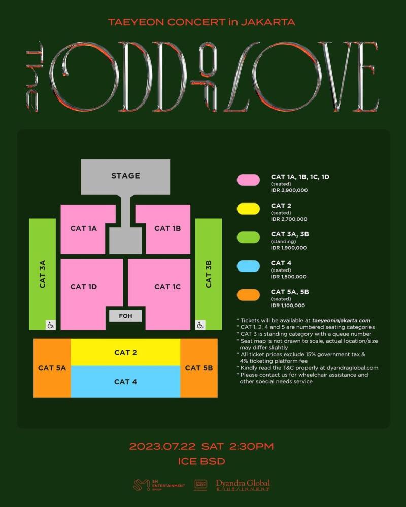Dyandraglobal Instagram Detail Harga Tiket Konser Taeyeon 2023