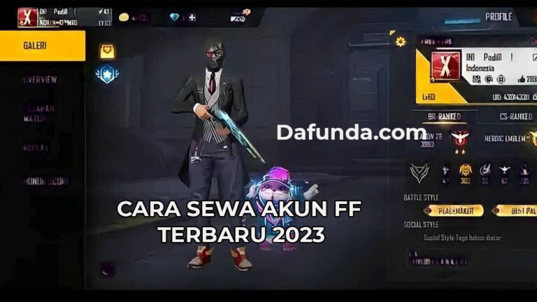 Cara Sewa Akun FF Dengan Mudah 2025