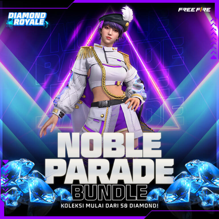 Cara Mendapatkan Bundle FF Noble Parade Dalam Event Diamond Royale Terbaru