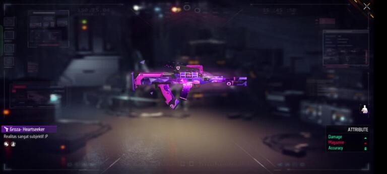 Groza Heartseeker Free Fire | Garena