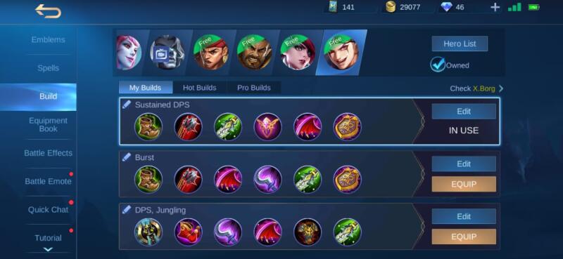 Mengikuti-build-pro-player | tips Build Item di ML