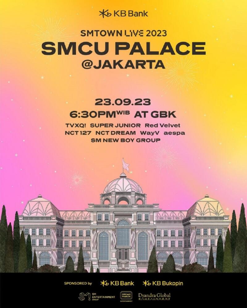 Poster resmi konser SMTOWN Jakarta 2023 | Instagram @dyandraglobal