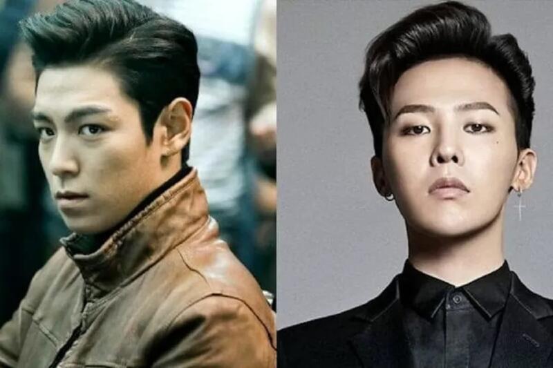 T.O.P (kiri) dan G-Dragon BIGBANG (kanan) | RBG.id