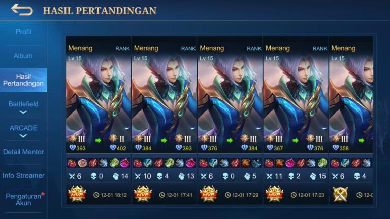 Tips Supaya Win Streak Solo Rank di Mobile Legends!