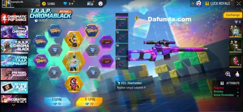VSS Heartseeker Free Fire | Garena