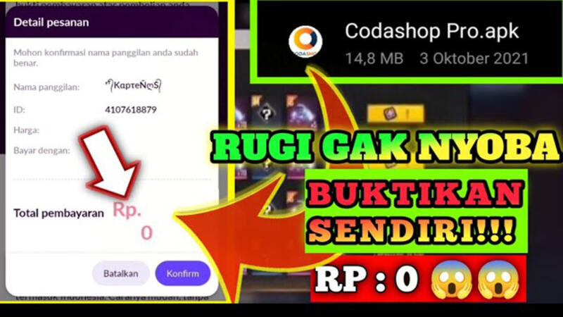 Codashop Ff Gratis 0 Rp 3